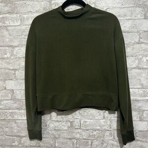 Abound Green fuzzy soft sweater